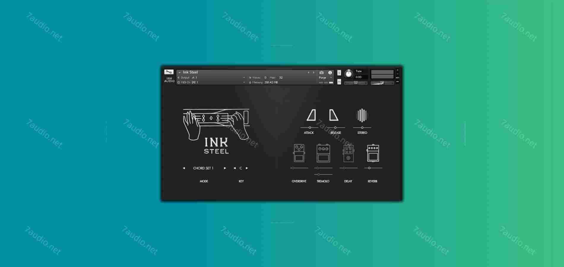 现代踏板钢棒吉他 Ink Audio Ink Steel KONTAKT