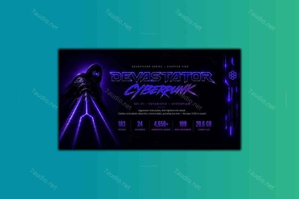 神经朋克风格音源 Keepforest Devastator Cyberpunk KONTAKT-7audio