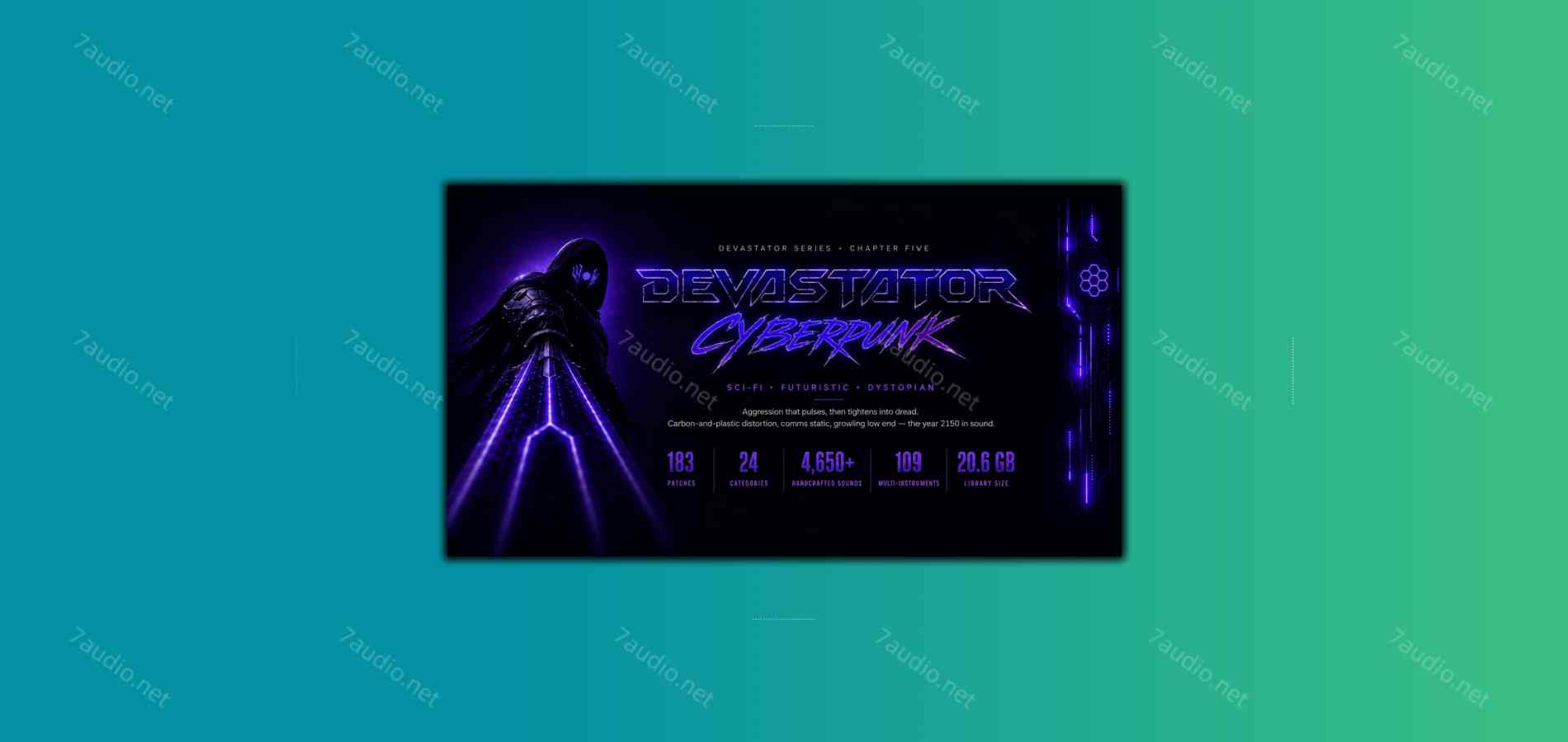神经朋克风格音源 Keepforest Devastator Cyberpunk KONTAKT